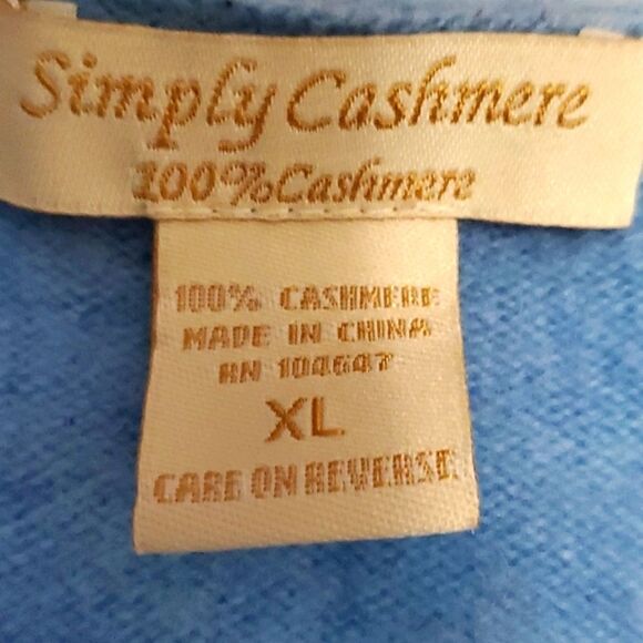 Cashmere Blue Soft Relaxed  Slouchy Fit Long Sleeve Sweater - Picture 8 of 8